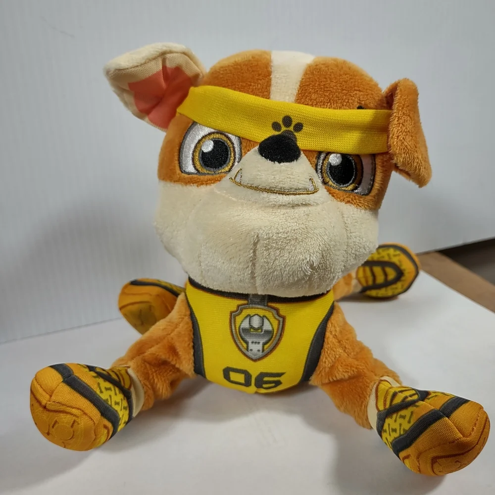 ✓Paw Patrol Rubble Nickelodeon, Bulldog Plush  7in - Picture 2 of 13